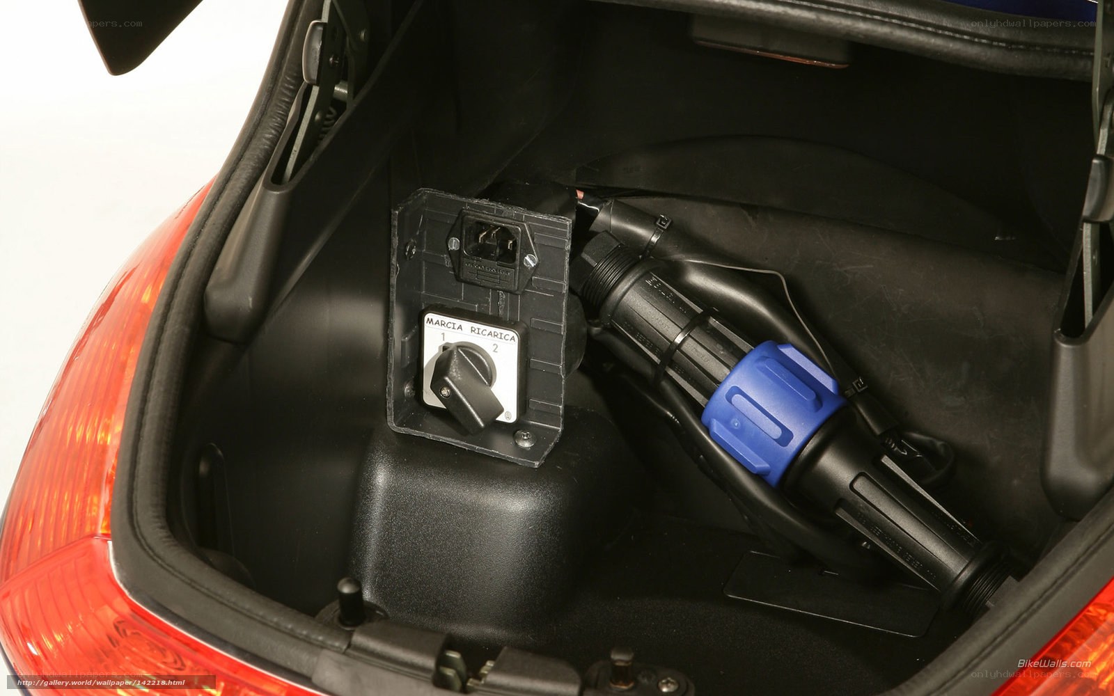 car trunk charging port