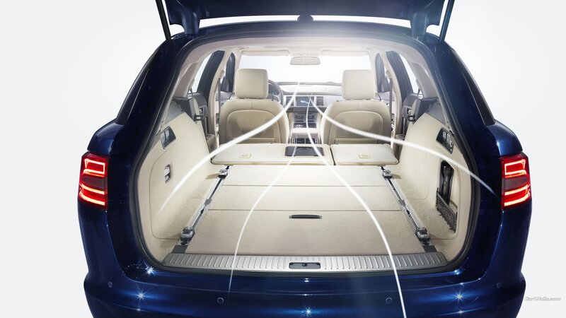 Car Trunk Interior — Blue, Clean