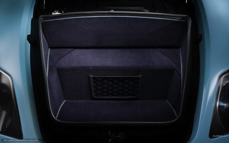 Car Trunk Interior — Blue