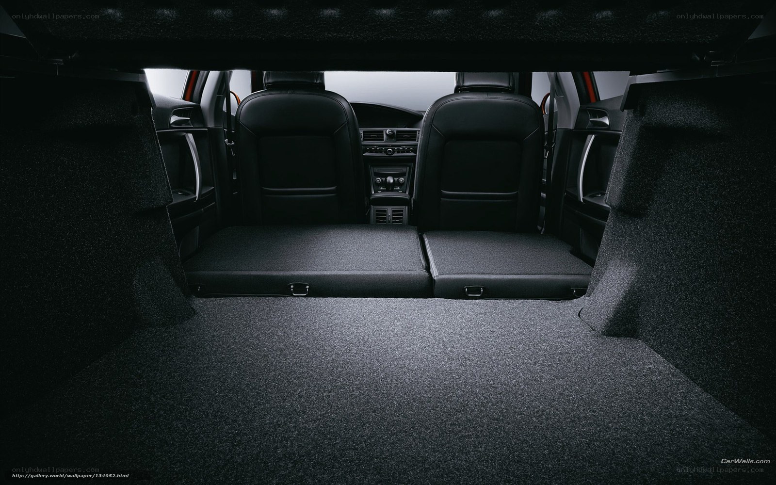 car trunk interior view