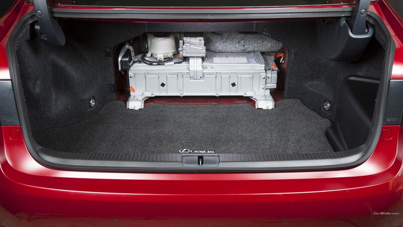 Car Trunk with Battery