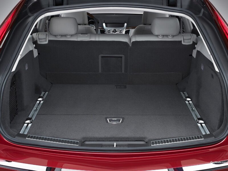 car trunk with seats folded