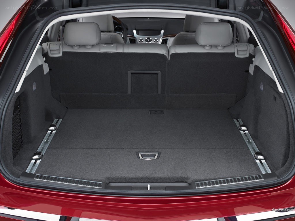 car trunk with seats folded