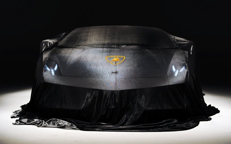 Car under Black Cover — Dramatic, Photograph, Black Cloth