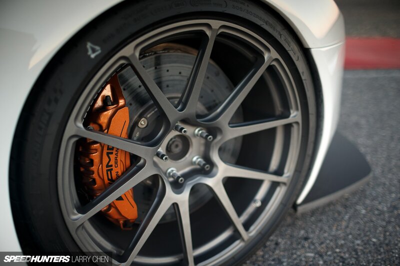 Car Wheel and Brake — White