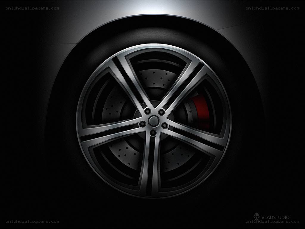 car wheel close-up