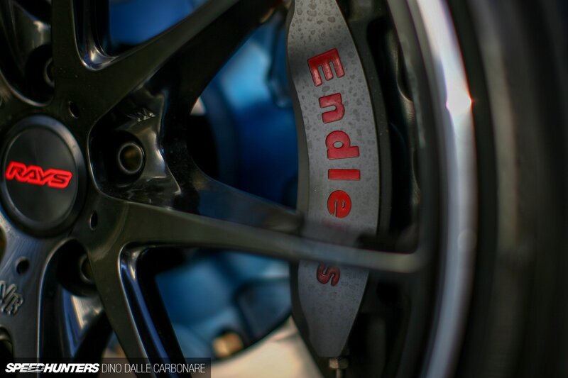 Car Wheel with Brake Caliper — Black, Dramatic, Photograph