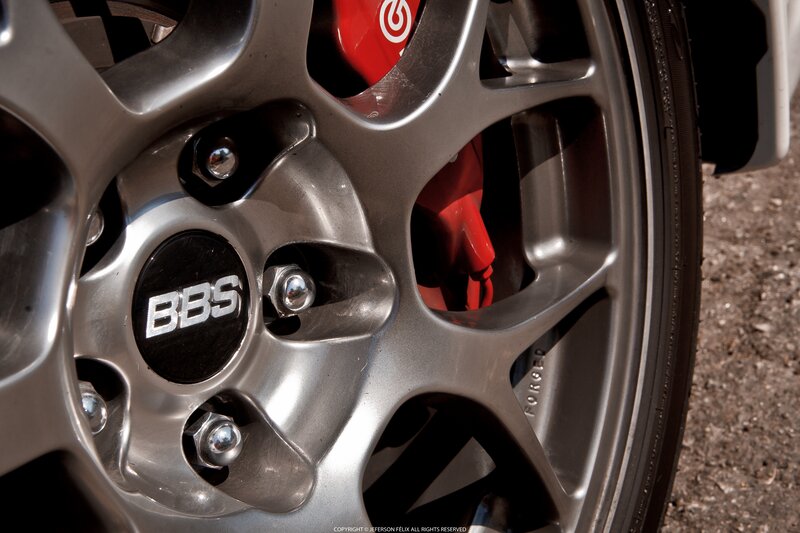 Car Wheel with Brake Caliper — Silver