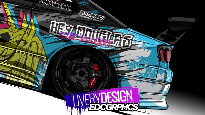 Car with Custom Livery