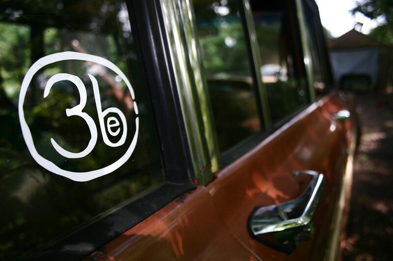 Car with Logo on Window