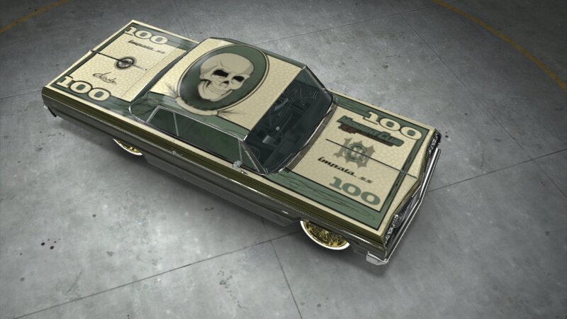 Car with Money Design