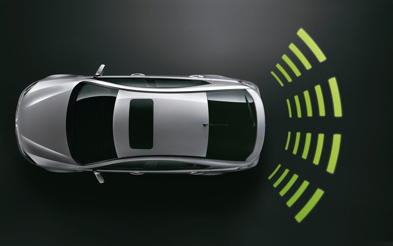 car with sensor technology