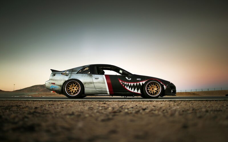 Car with Shark Design
