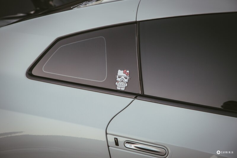 Car with Sticker