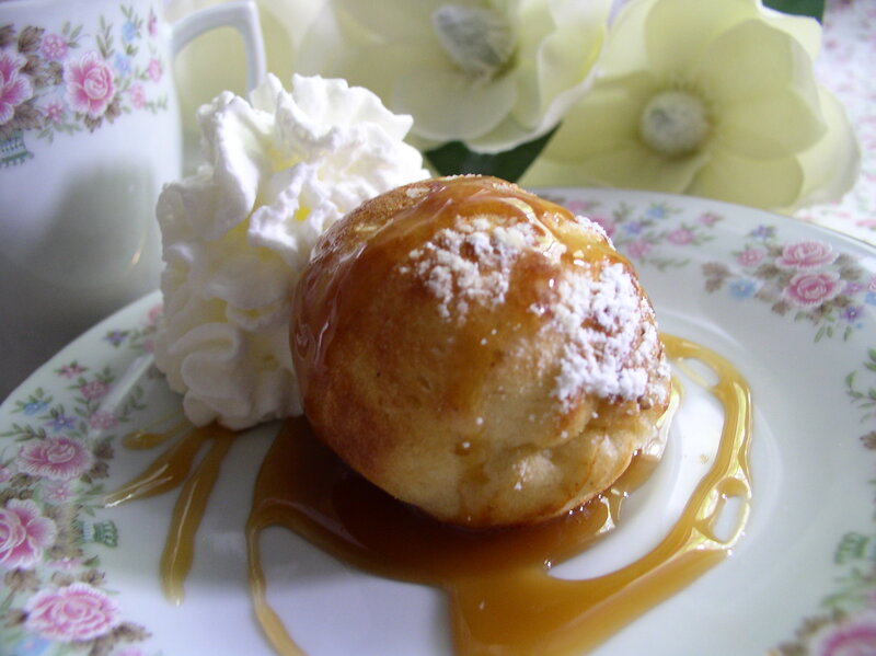 Caramel Dessert with Whipped Cream