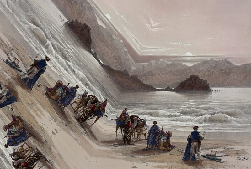 Caravan on Beach