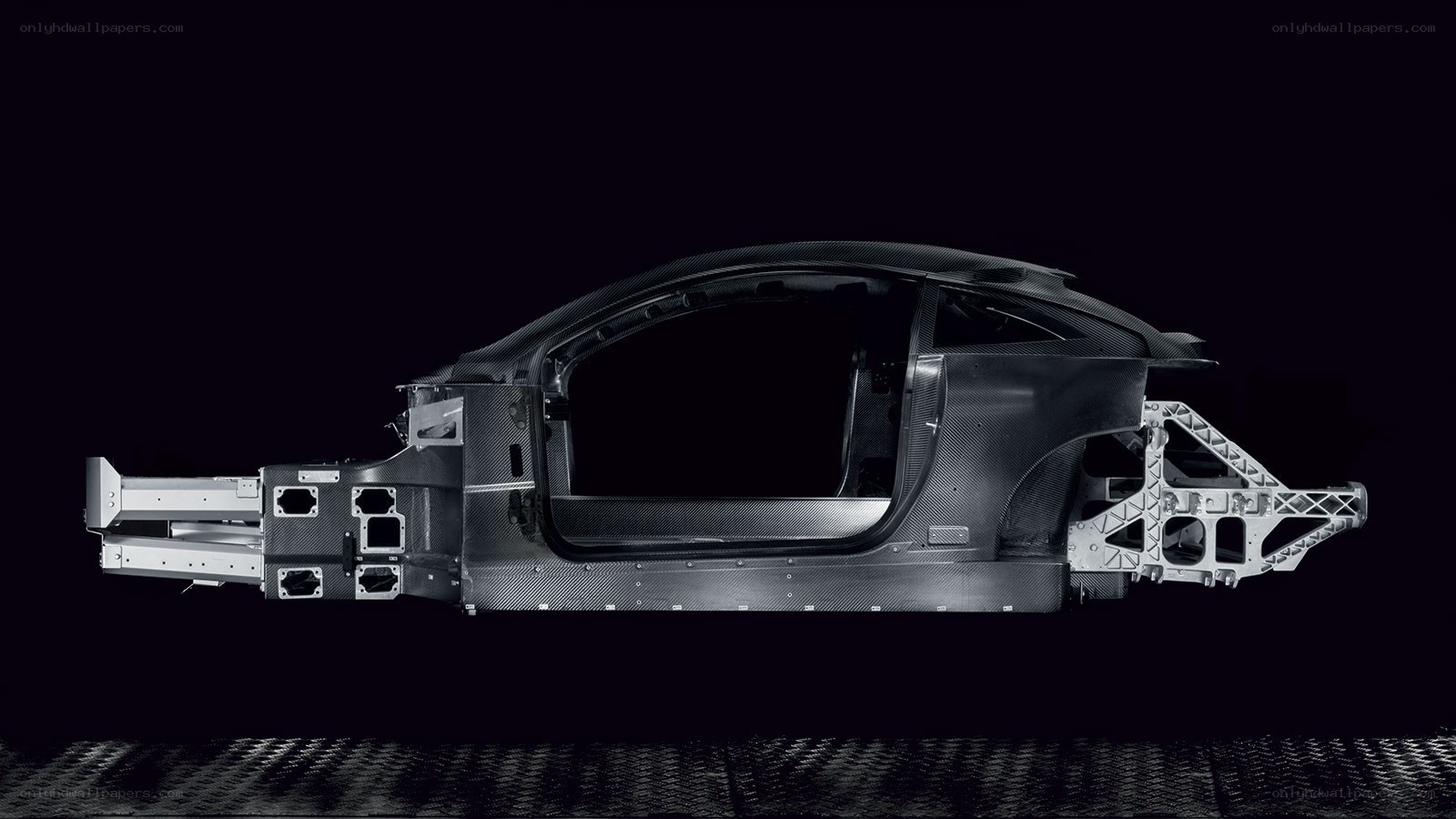 Carbon fiber car chassis