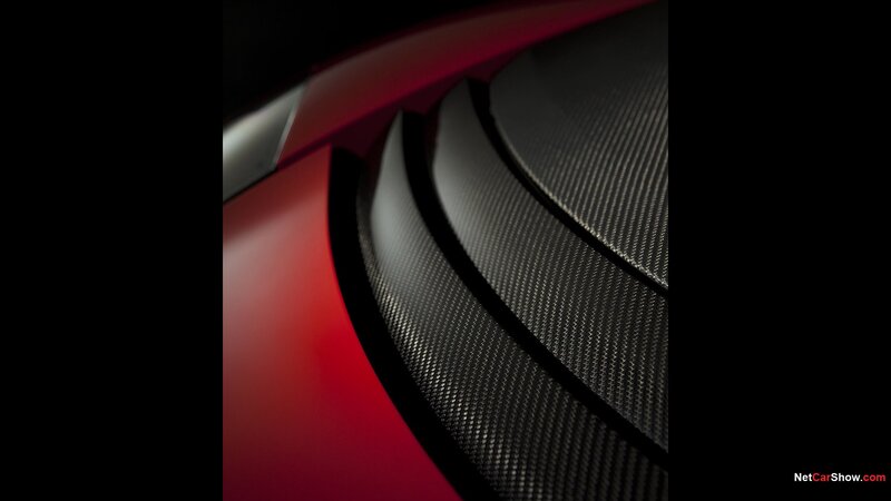 Carbon fiber car detail