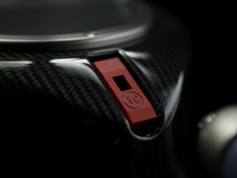 carbon fiber car interior detail
