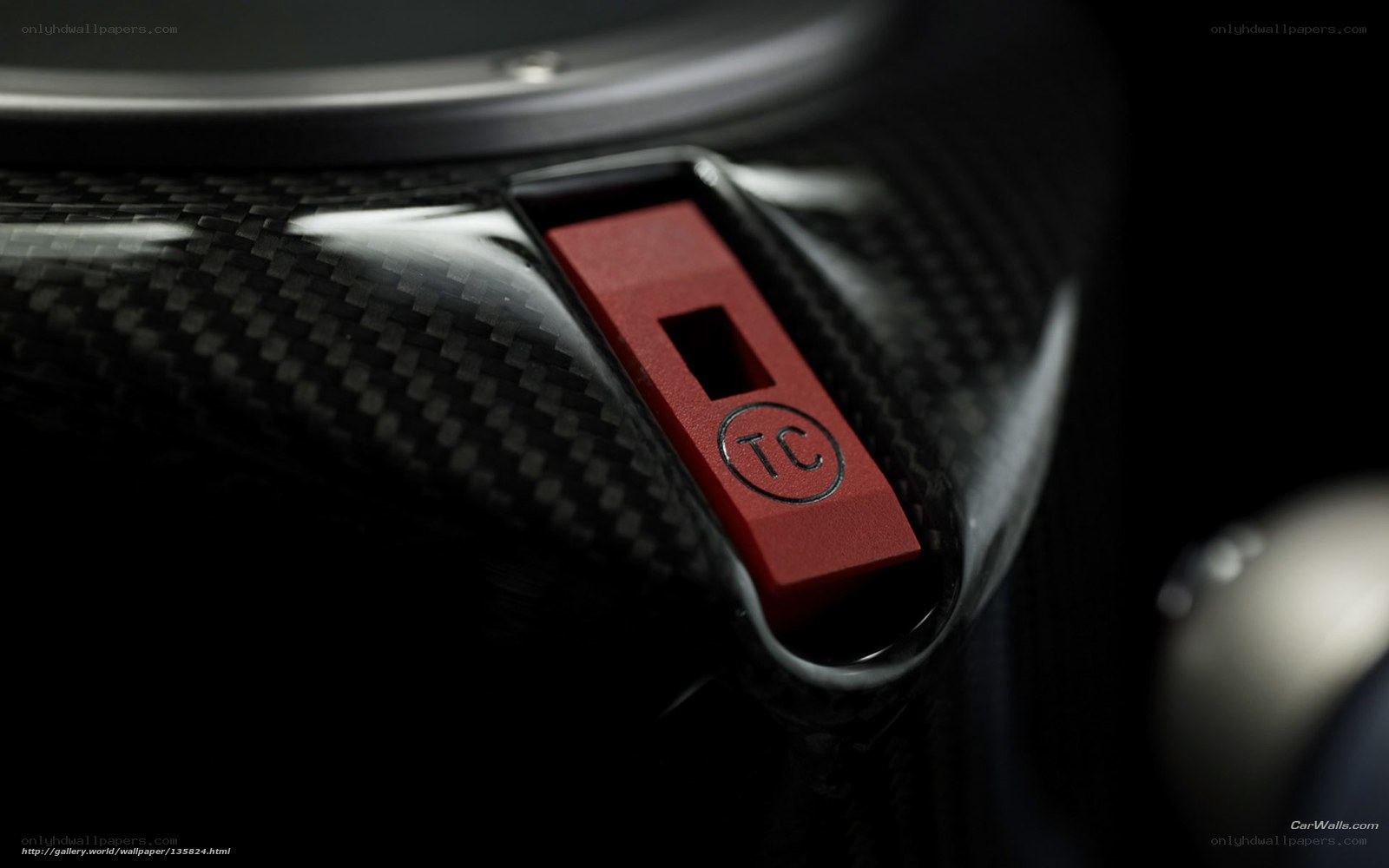 carbon fiber car interior detail