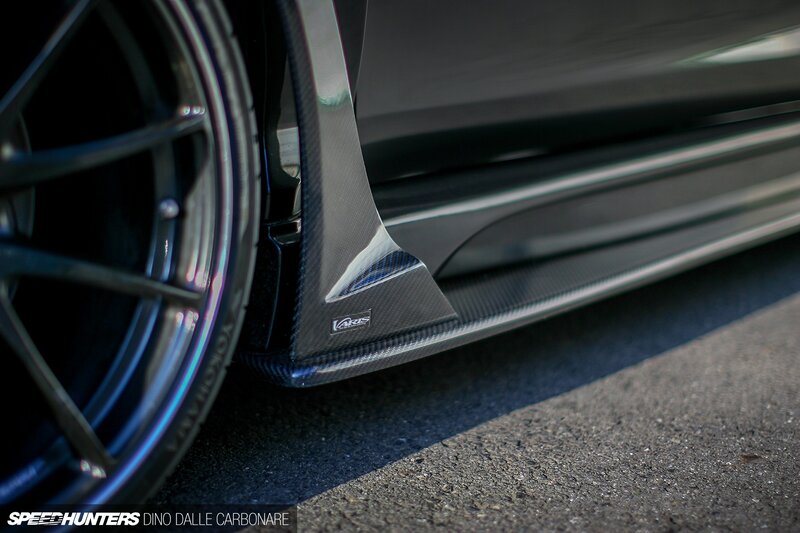 Carbon Fiber Car Side Skirt
