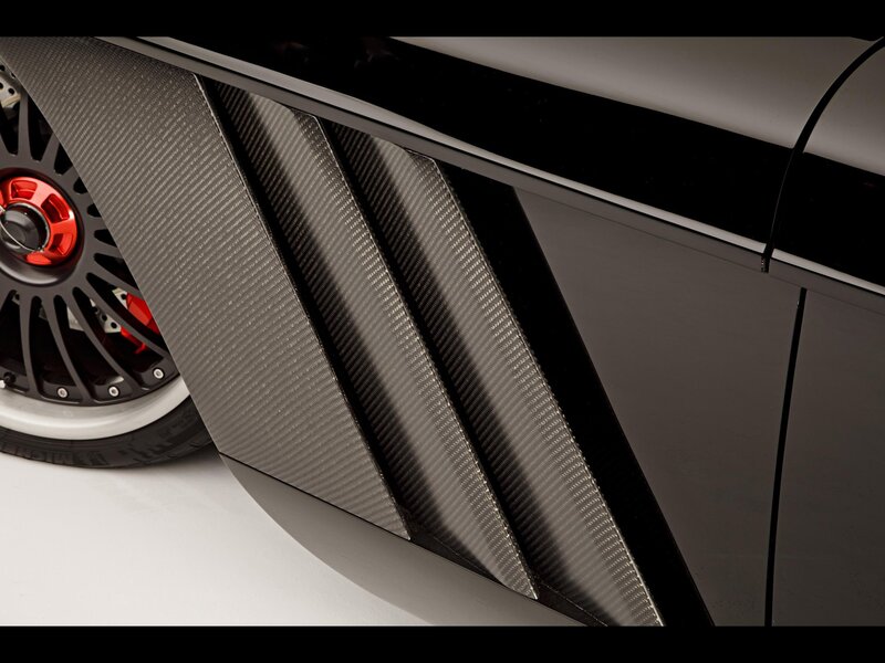 carbon fiber car wheel detail