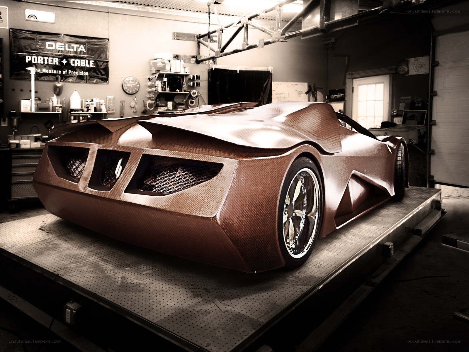 Carbon fiber concept car