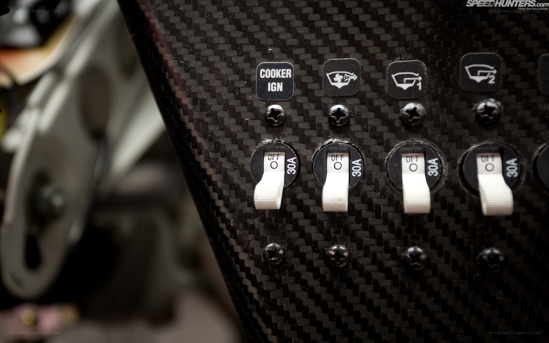 carbon fiber control panel
