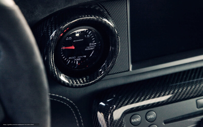 carbon fiber dashboard gauge