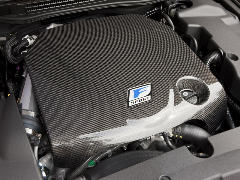 Carbon-fiber Engine Cover — Black