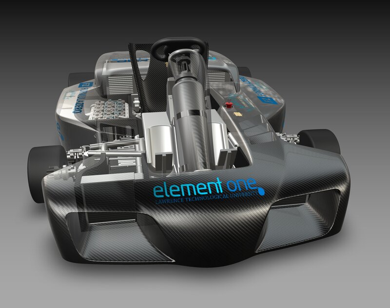 Carbon-fiber go-kart design