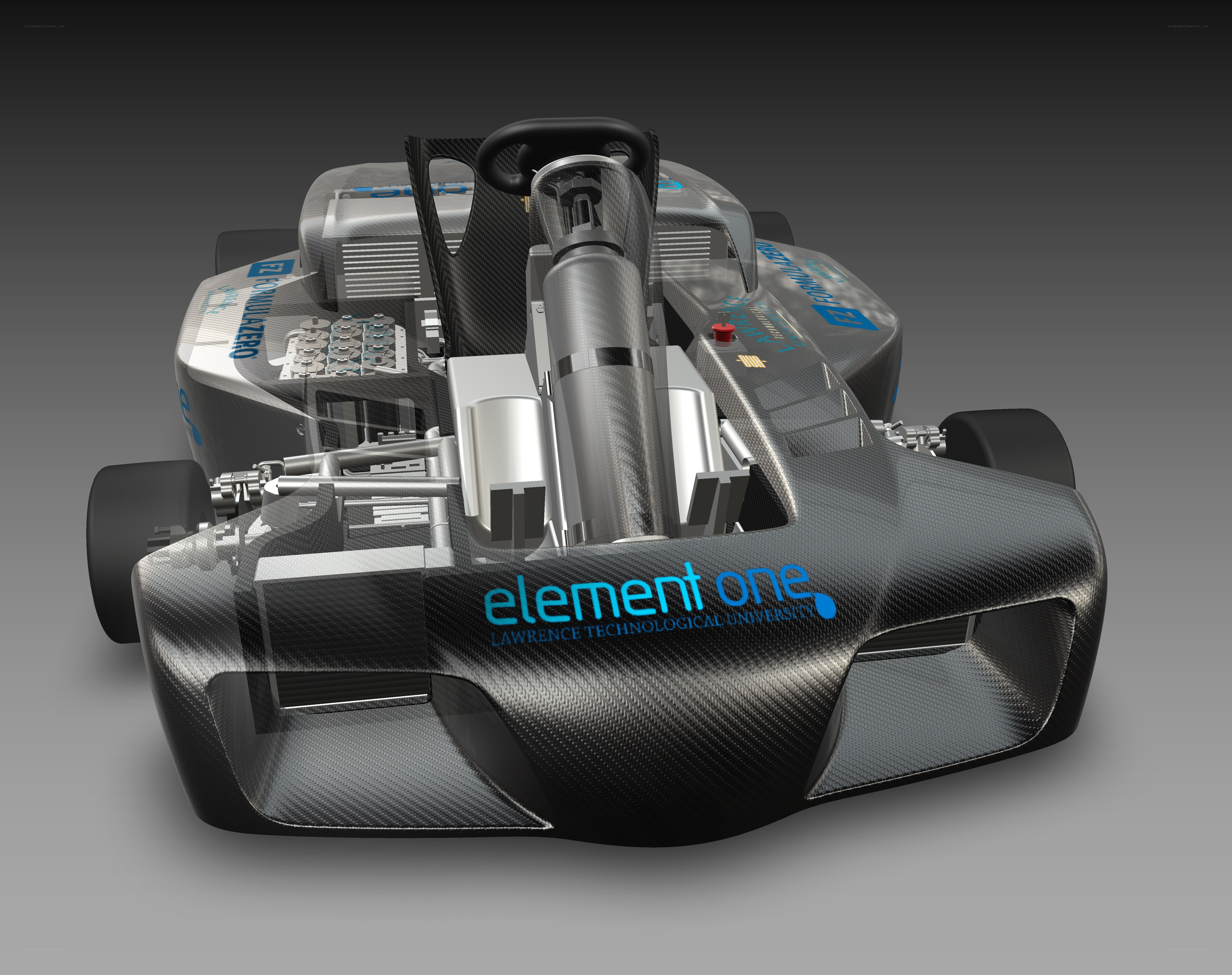 Carbon-fiber go-kart design