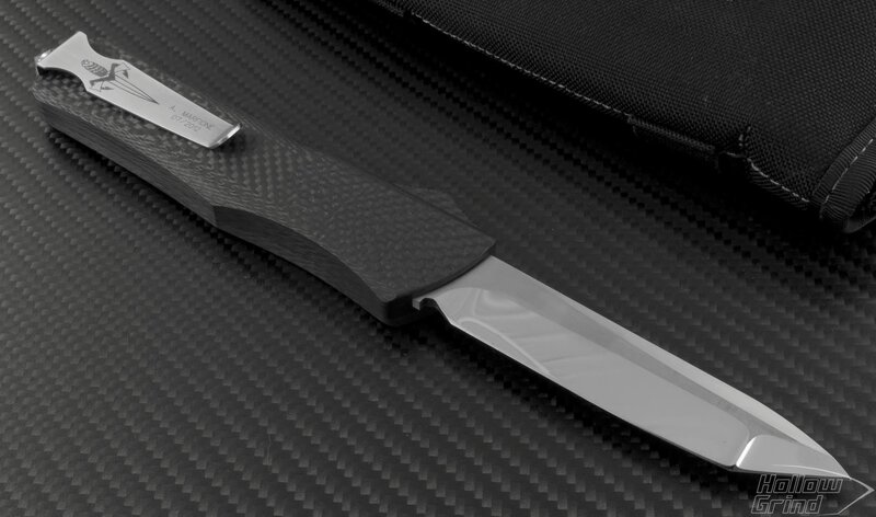 carbon fiber knife with custom handle