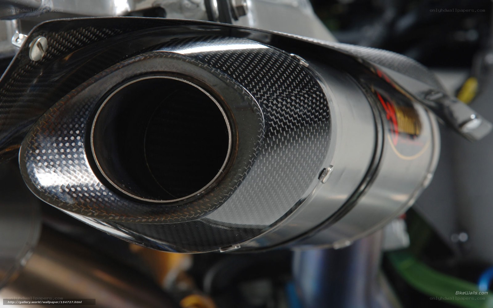 carbon fiber motorcycle exhaust