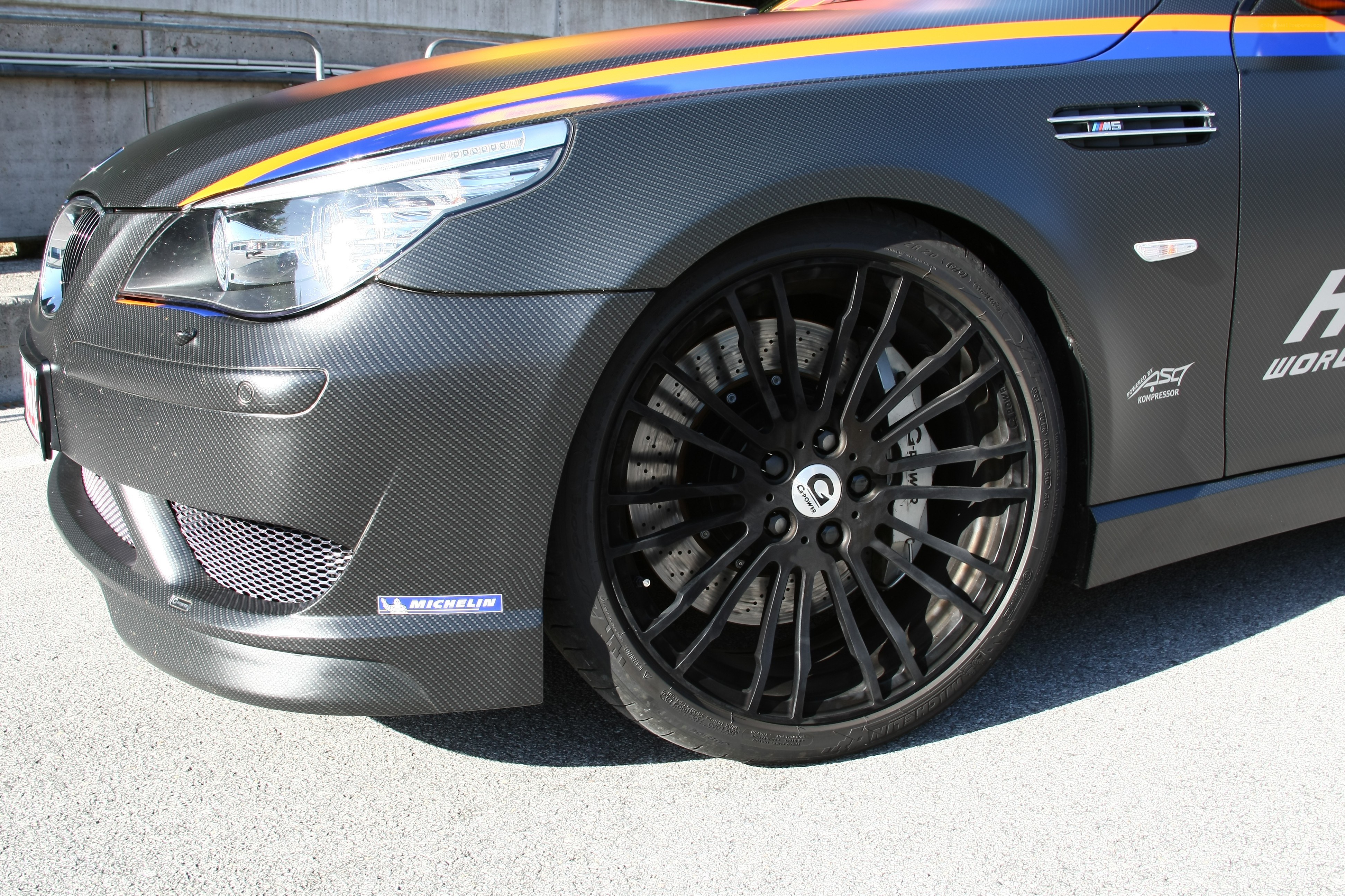 carbon fiber race car