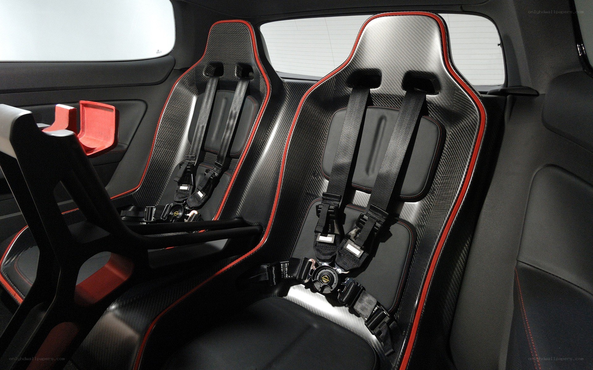 Carbon fiber racing seats