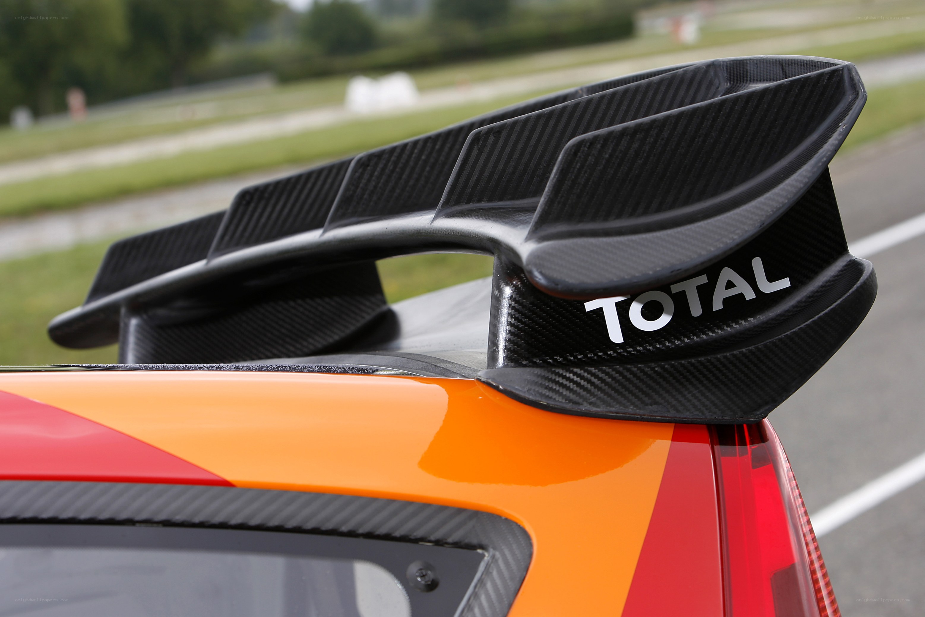 carbon fiber rear wing
