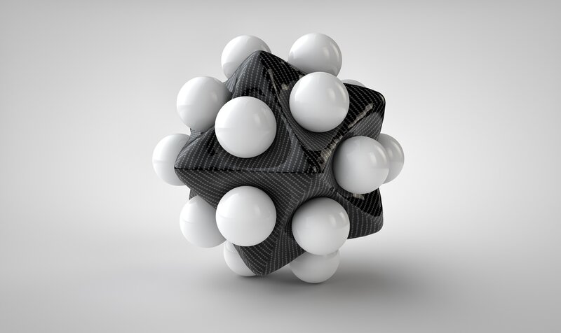 Carbon Fiber Sphere with Spheres