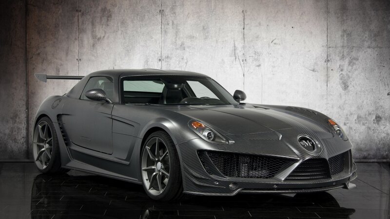 Carbon-fiber Sports Car — Gray, Dramatic
