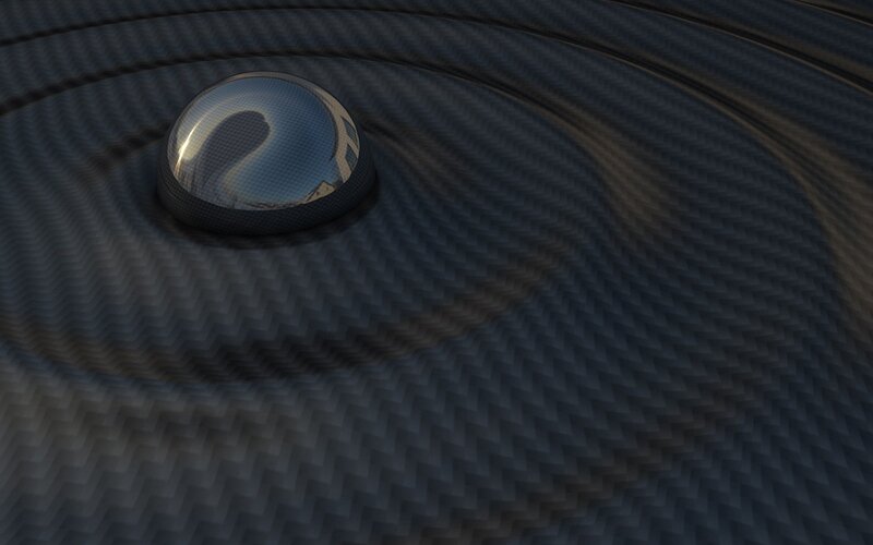 carbon fiber texture with droplet