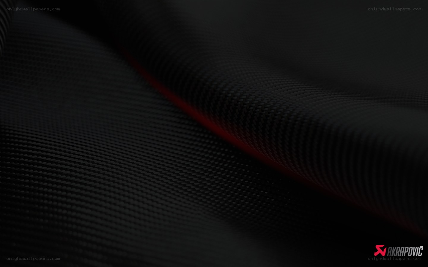 carbon fiber texture with red accent