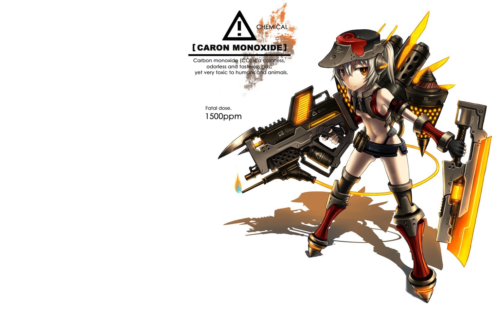 Carbon Monoxide Character Art