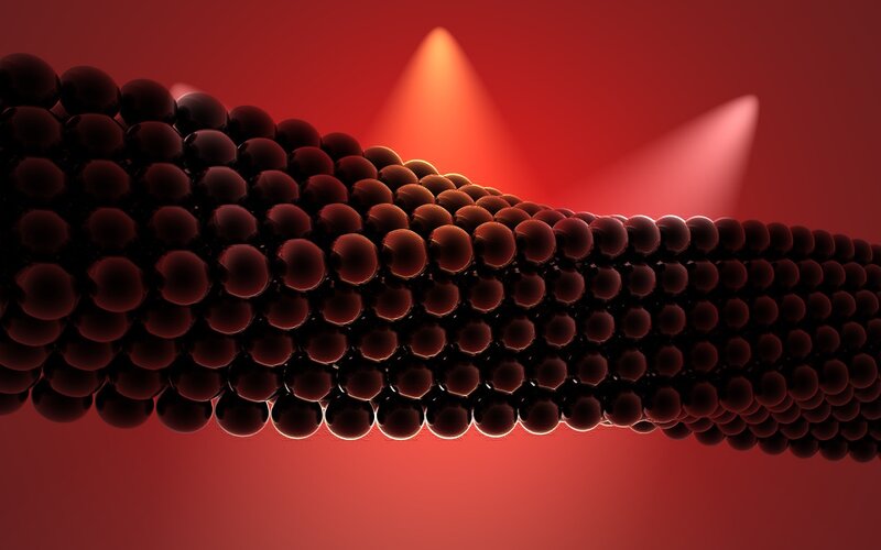 Carbon Nanotube Structure — Red