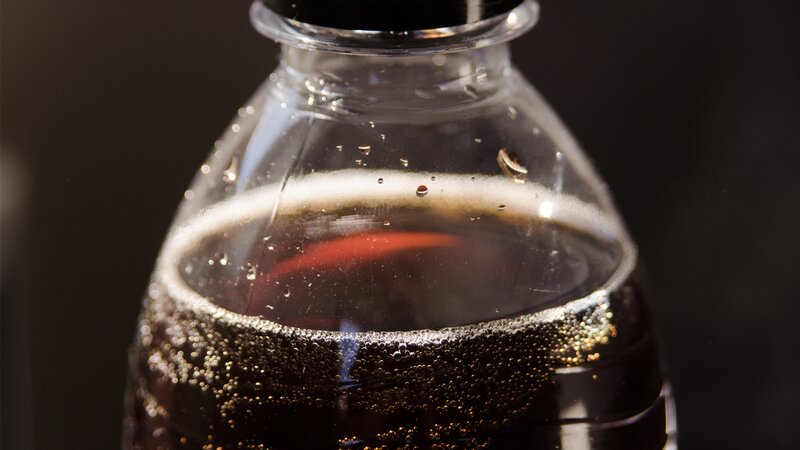 Carbonated Drink in Bottle