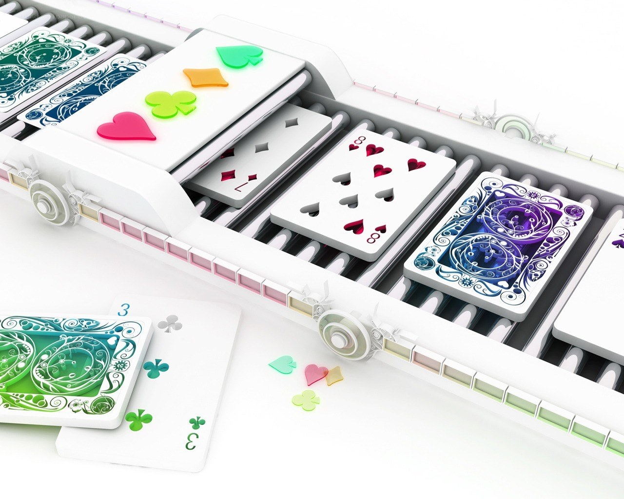 Card sorting machine
