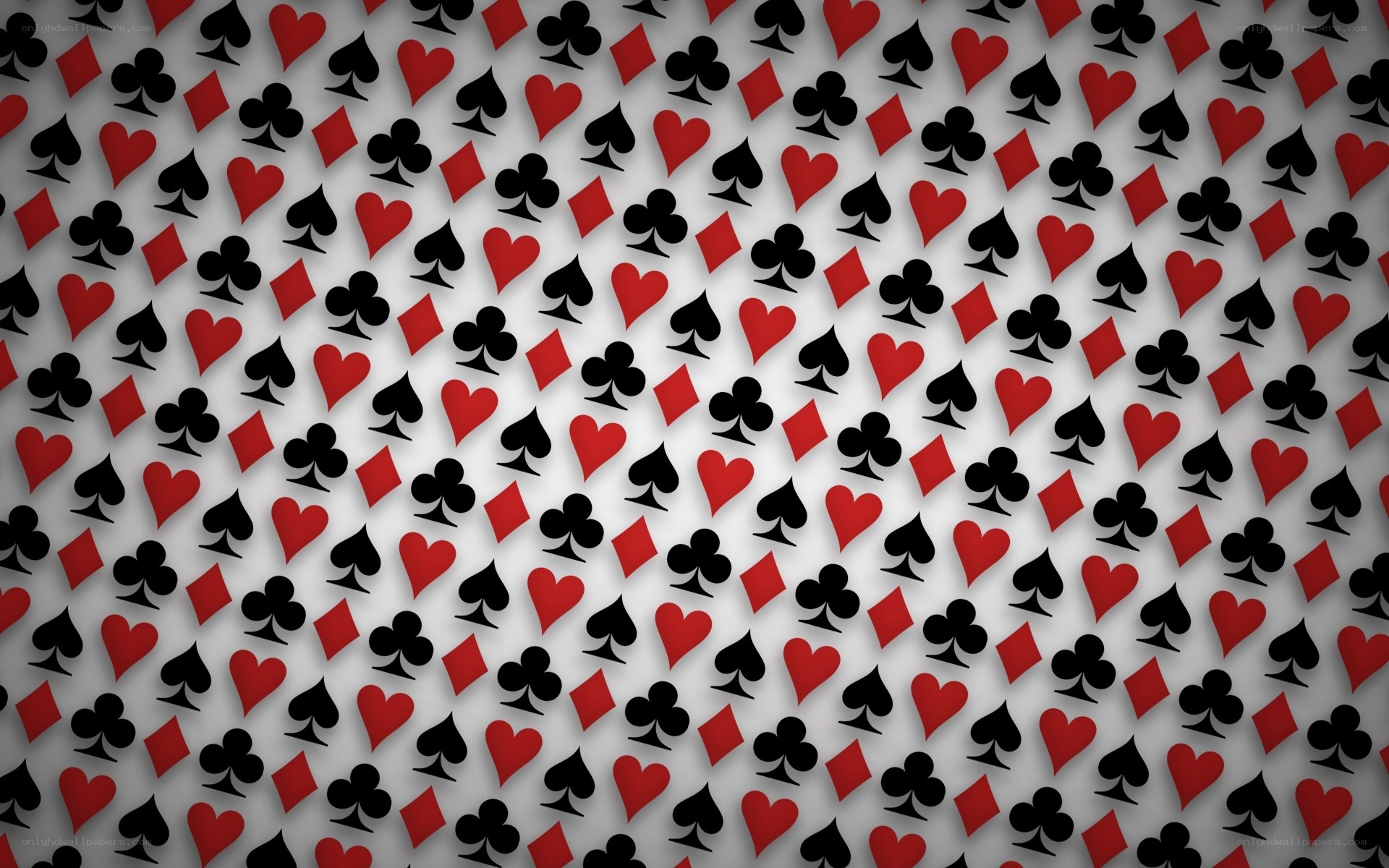 card suit pattern background