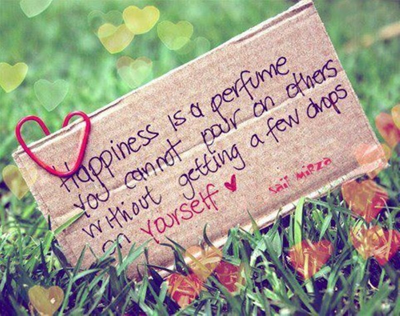 Card with Quote in Grass
