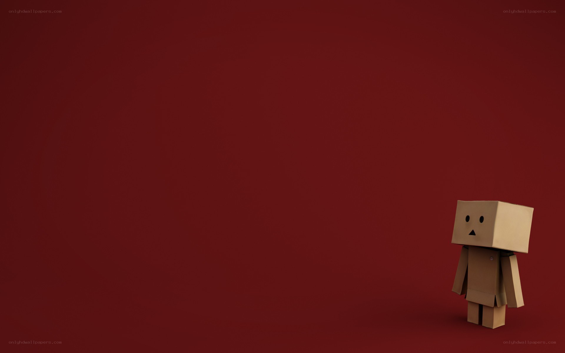 cardboard box character