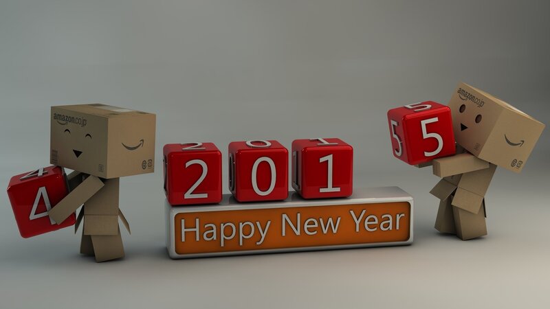 Cardboard Box Figures — Brown, Festive