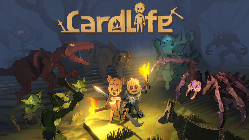 Cardboard Characters in Forest